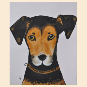 Doggy Medium Calico Santa Sack Design
