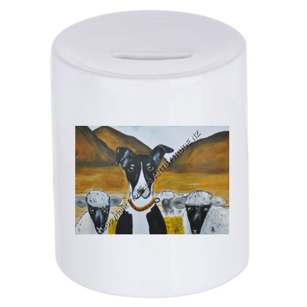 Heading Dog with Sheep Thumbnail